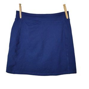 Lands End Active Skort Skirt Shorts Stretch Size XS 2/4 Navy Blue Workout Womens